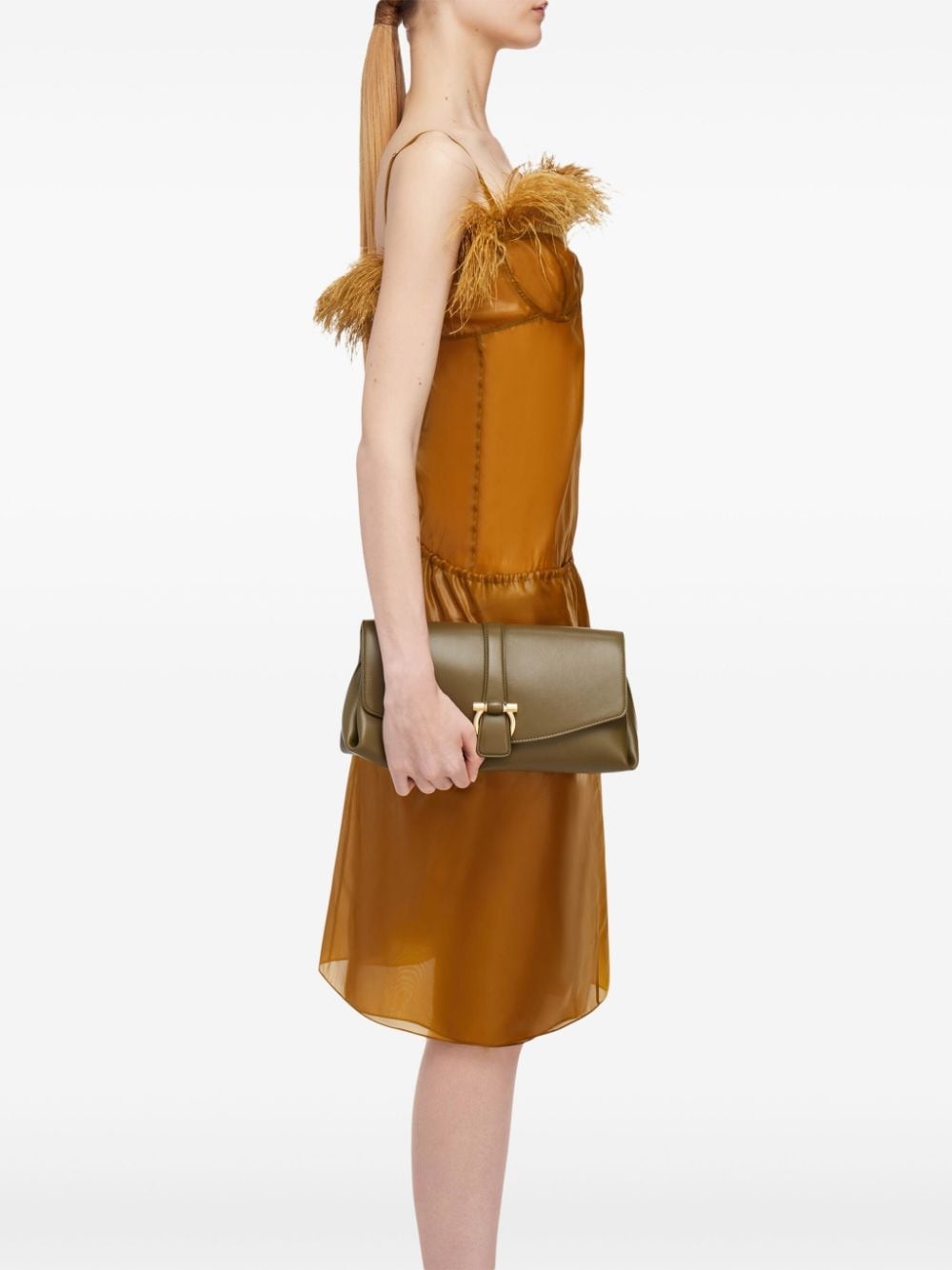 medium front flap soulder bag - 2