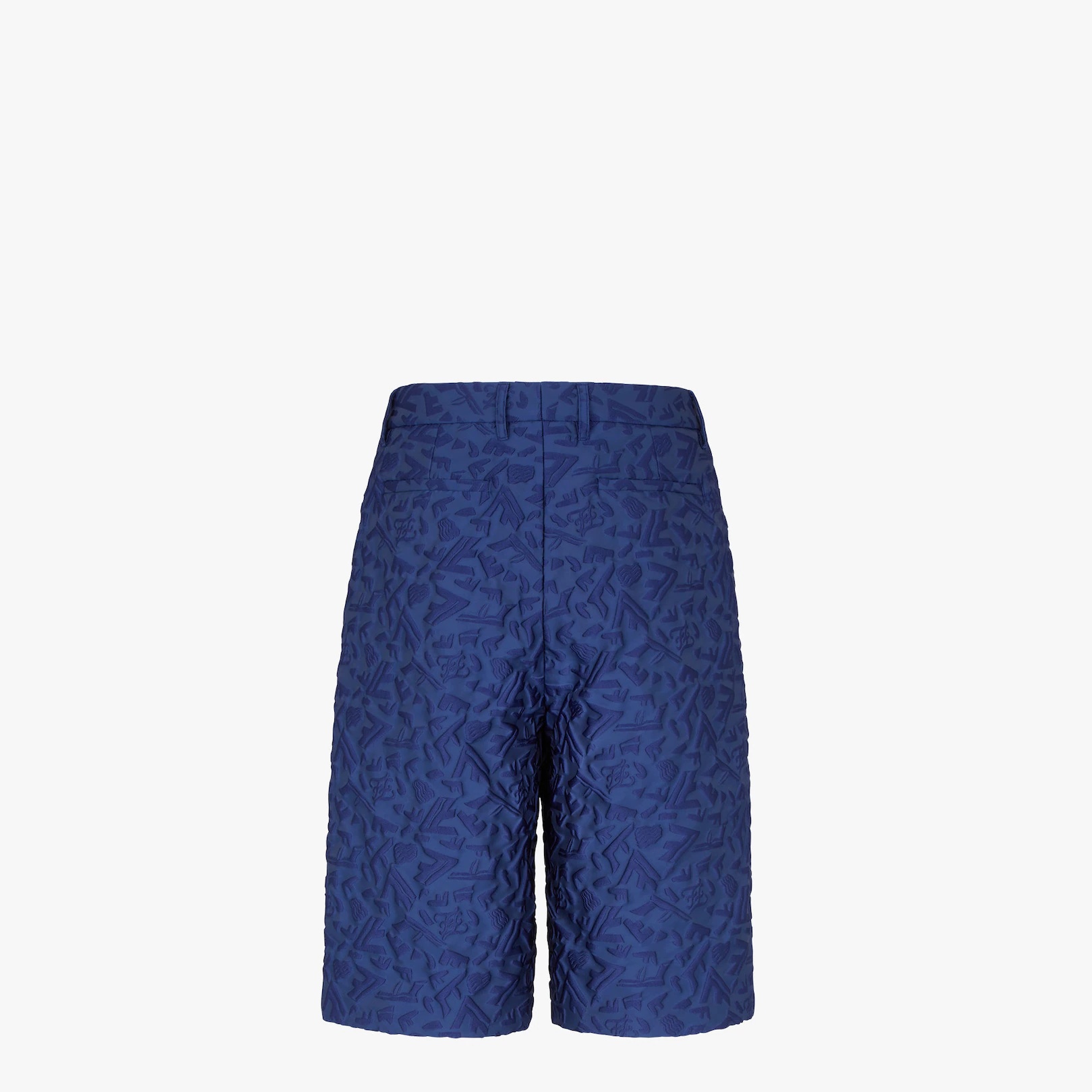 Blue fabric pants - 2