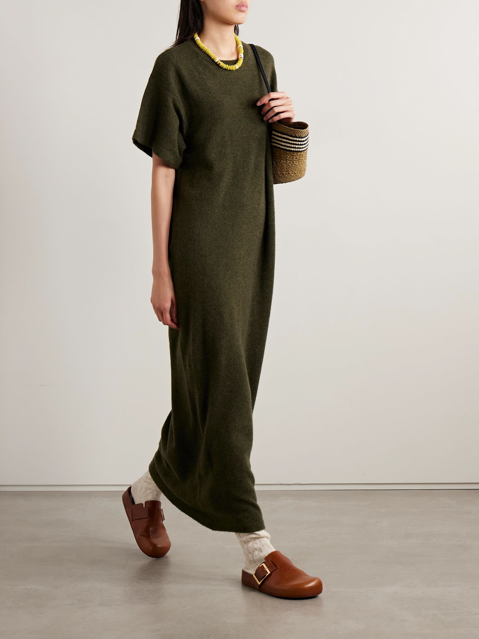Cashmere maxi dress Green - 2