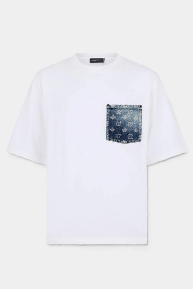 D2 MONOGRAM LOOSE FIT T-SHIRT - 1