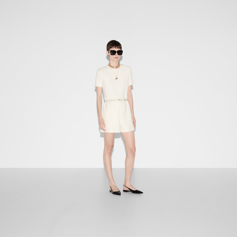 GUCCI Wool bouclé jumpsuit outlook