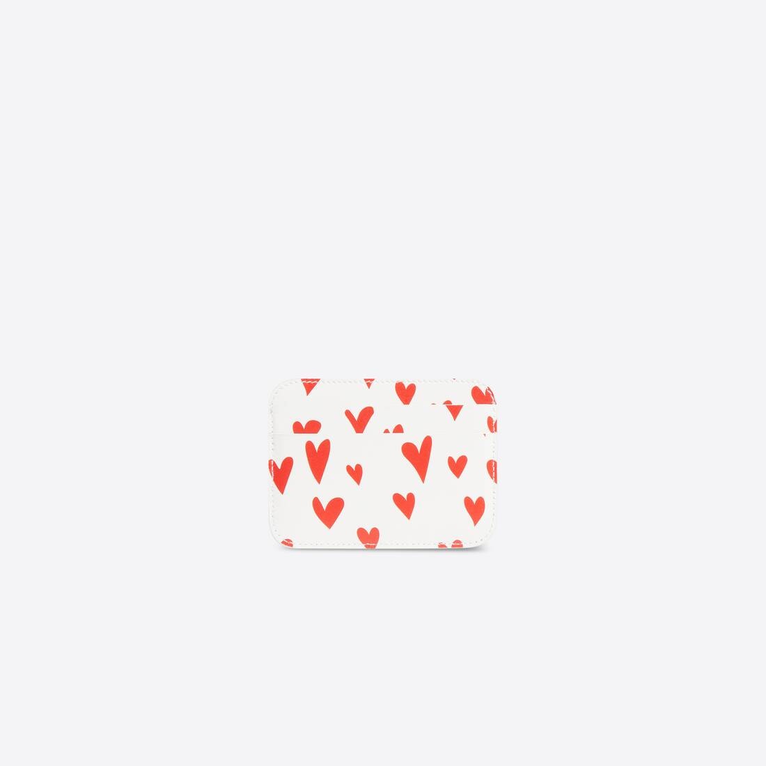 Valentine's Day 22 Cash Card Holder Heart Printed in White - 2