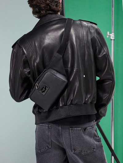 Dolce & Gabbana Embossed logo-plaque leather belt bag outlook