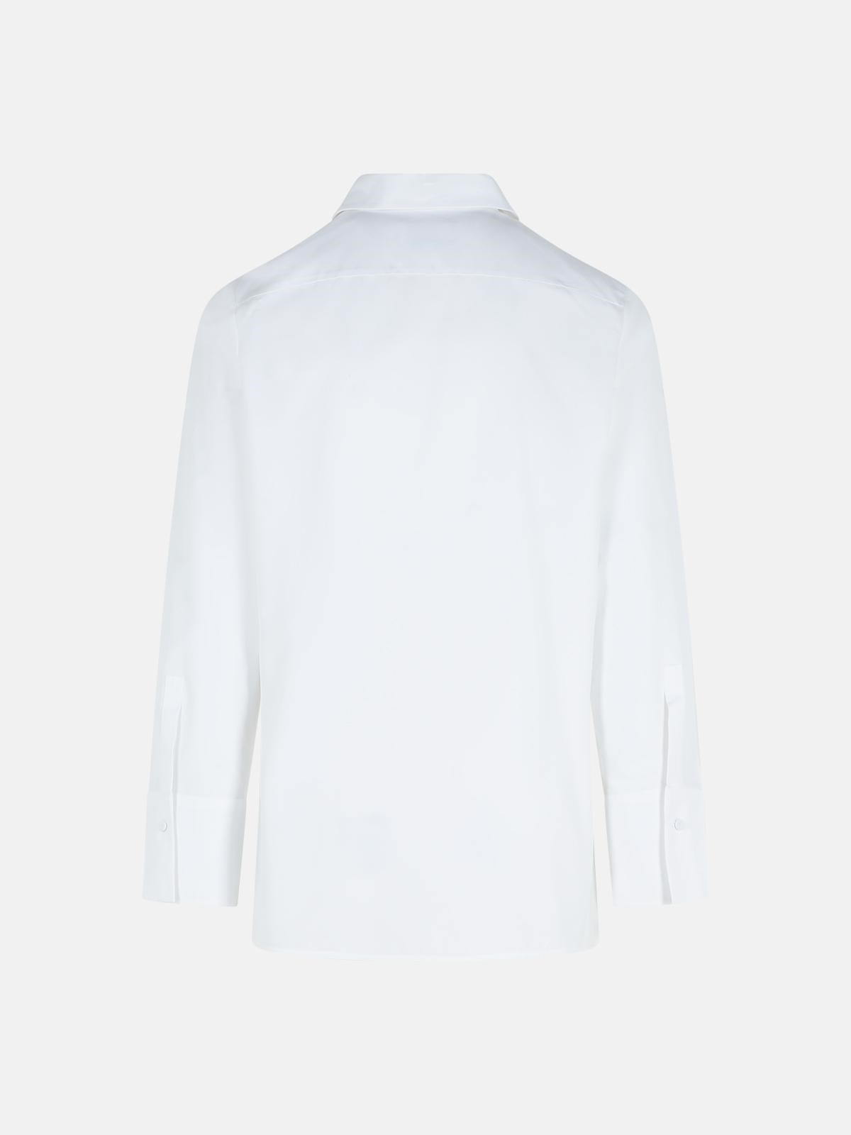 WHITE COTTON SHIRT - 3