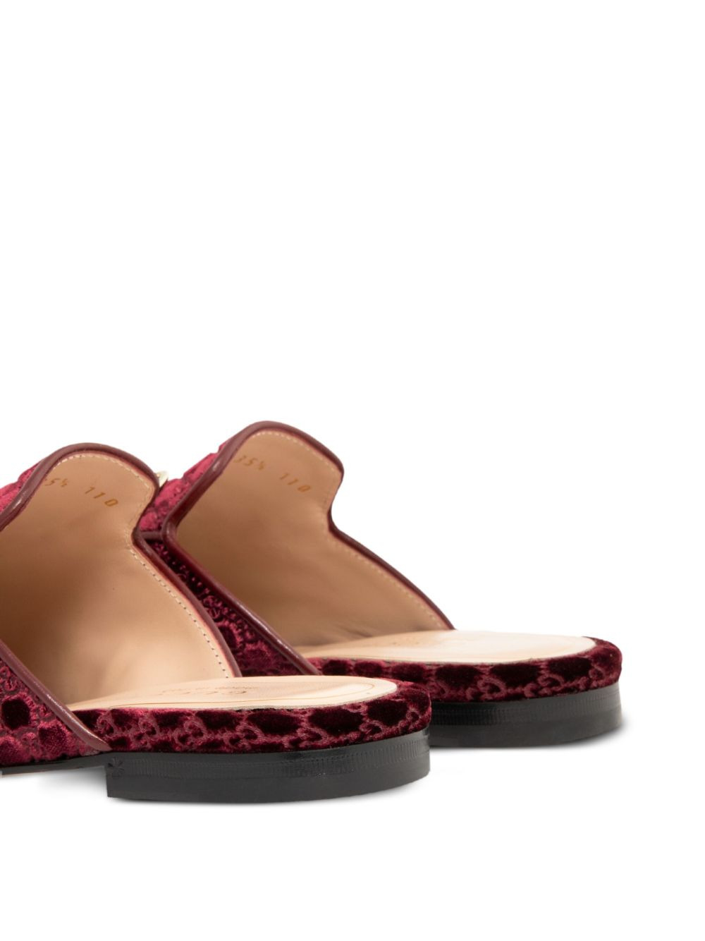 Gucci Women Princetown Velvet Slippers - 4
