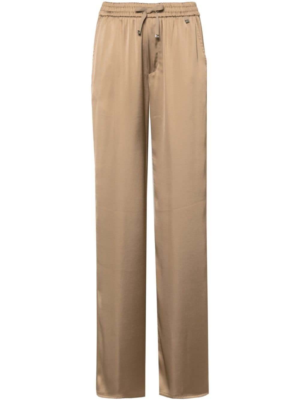 high-waist wide-leg trousers - 1