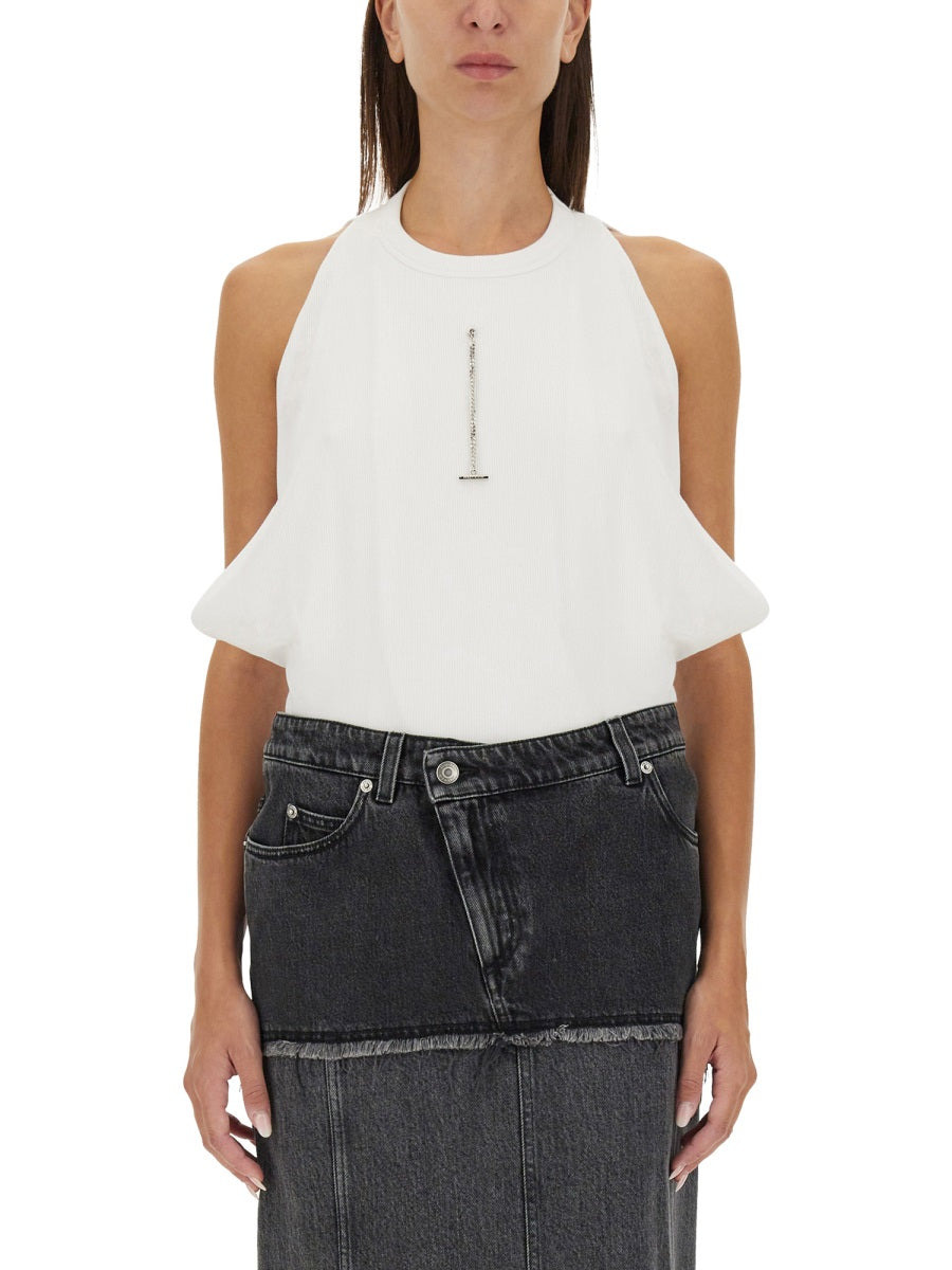Alexander Mcqueen Women Ribbed Tank Top - 1