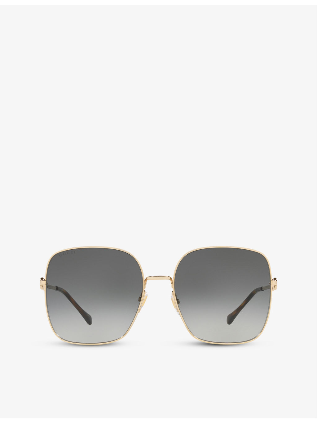 GG0879S square-frame glass and metal sunglasses - 1