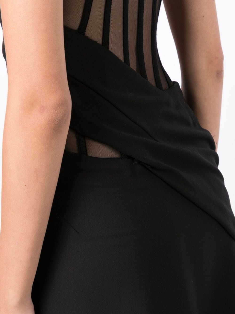 off-shoulder corset gown - 5