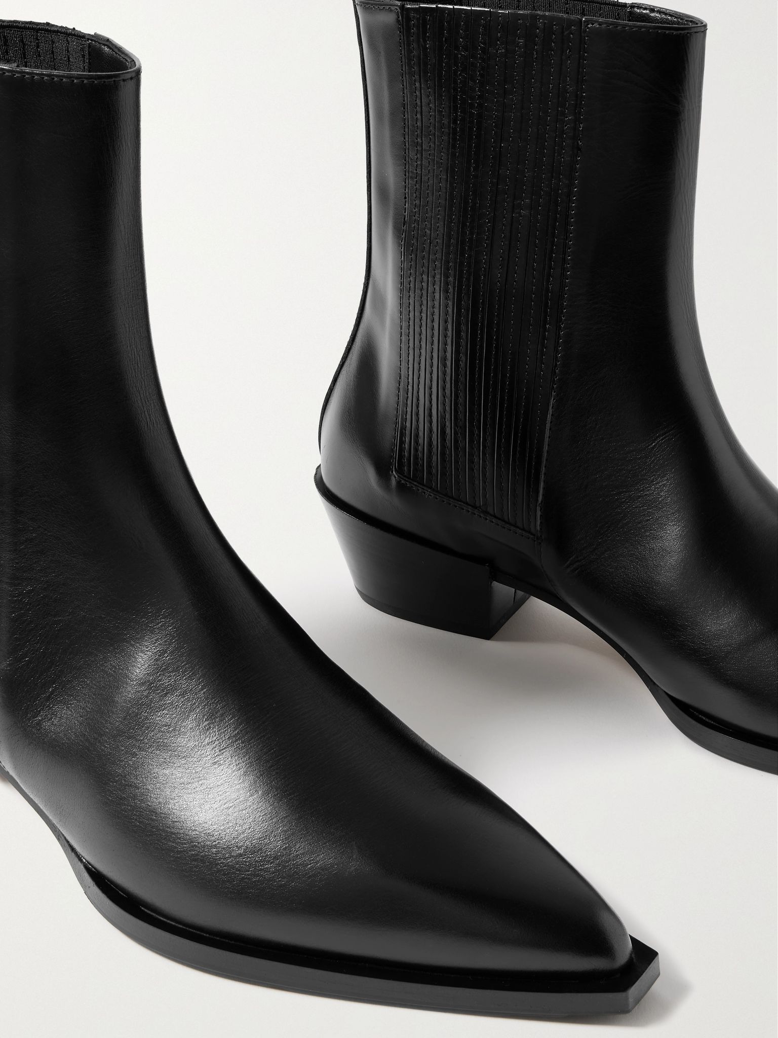 Belinda leather ankle boots Black - 4