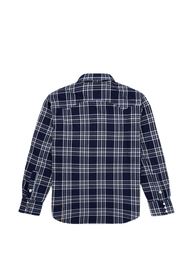 FORTELA check flap-pocket shirt outlook