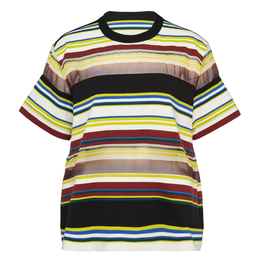 Stripe Cotton Jersey T-Shirt - 1