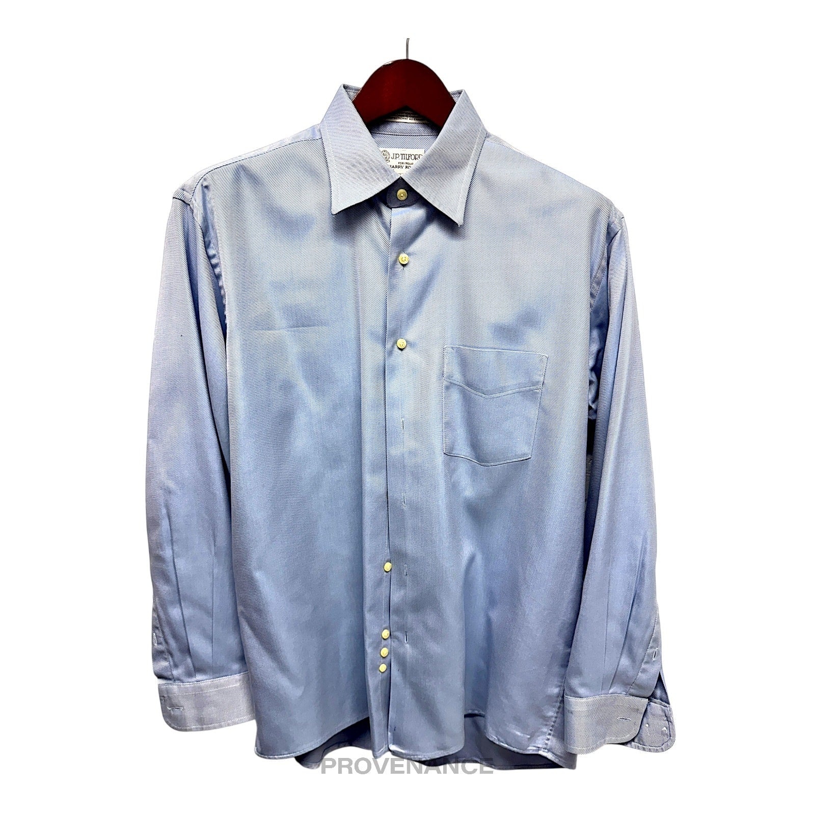 J. P. Tilford - J. P. Tilford x Harry Rosen Shirt - Blue Twill 16/33 - 1