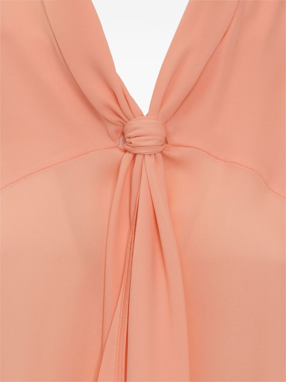knot-detail blouse - 3