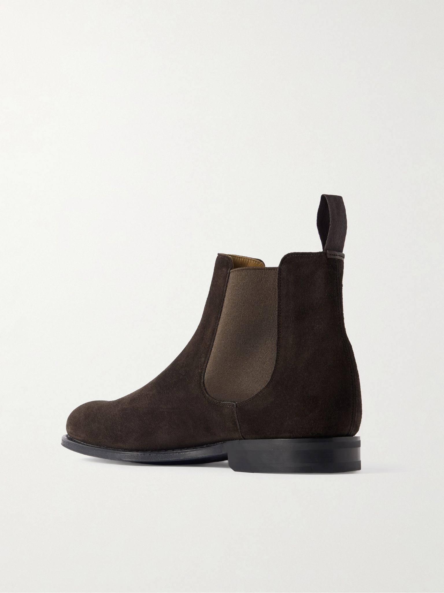 Amberley Suede Chelsea Boots Chocolate - 4