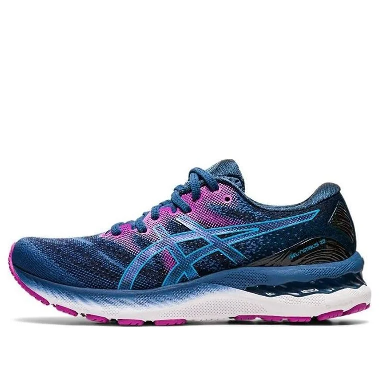 (WMNS) ASICS Gel Nimbus 23 'Digital Aqua Plum' 1012A885-402 - 1