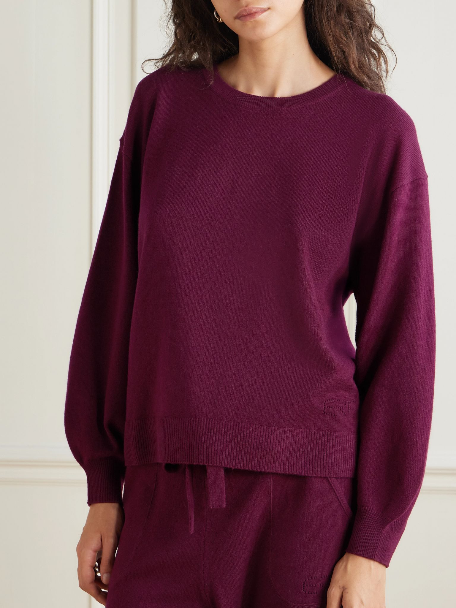 Colorama Famous wool and cashmere-blend sweater Plum - 2