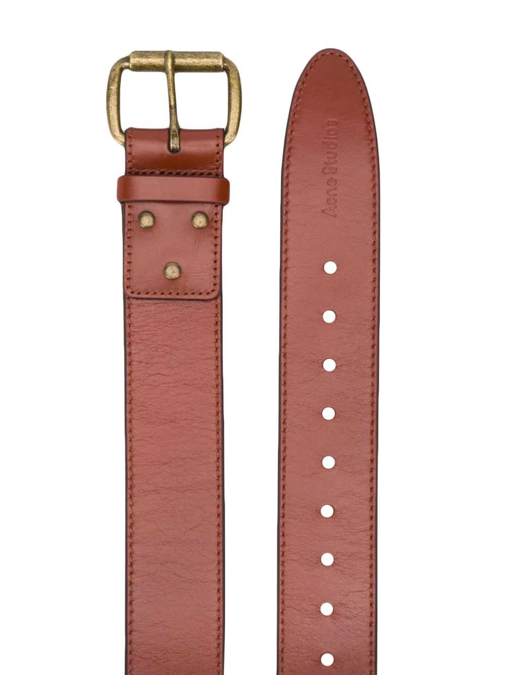 unisex leather belt - 2