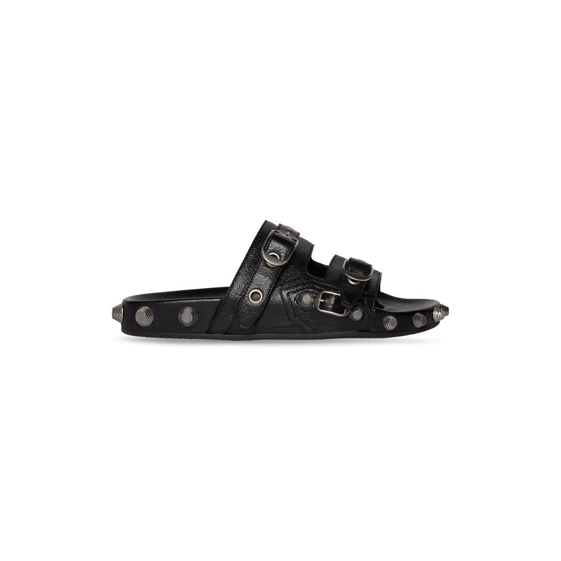 Men's Cagole Sandal in Black - 1