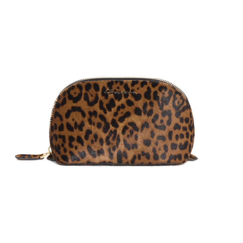 Animal-print cavallino pouch 1
