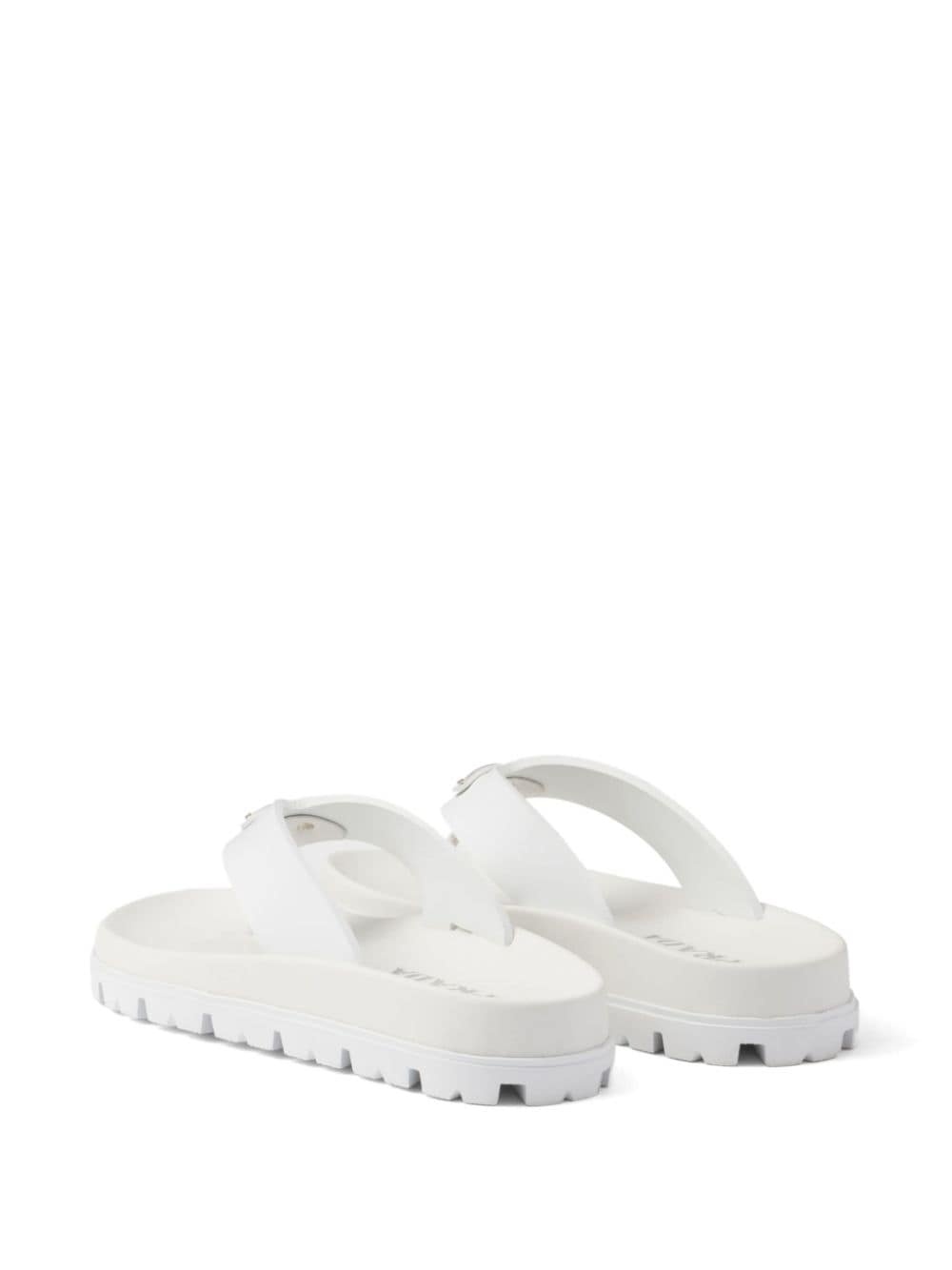 triangle-logo flip flops - 4
