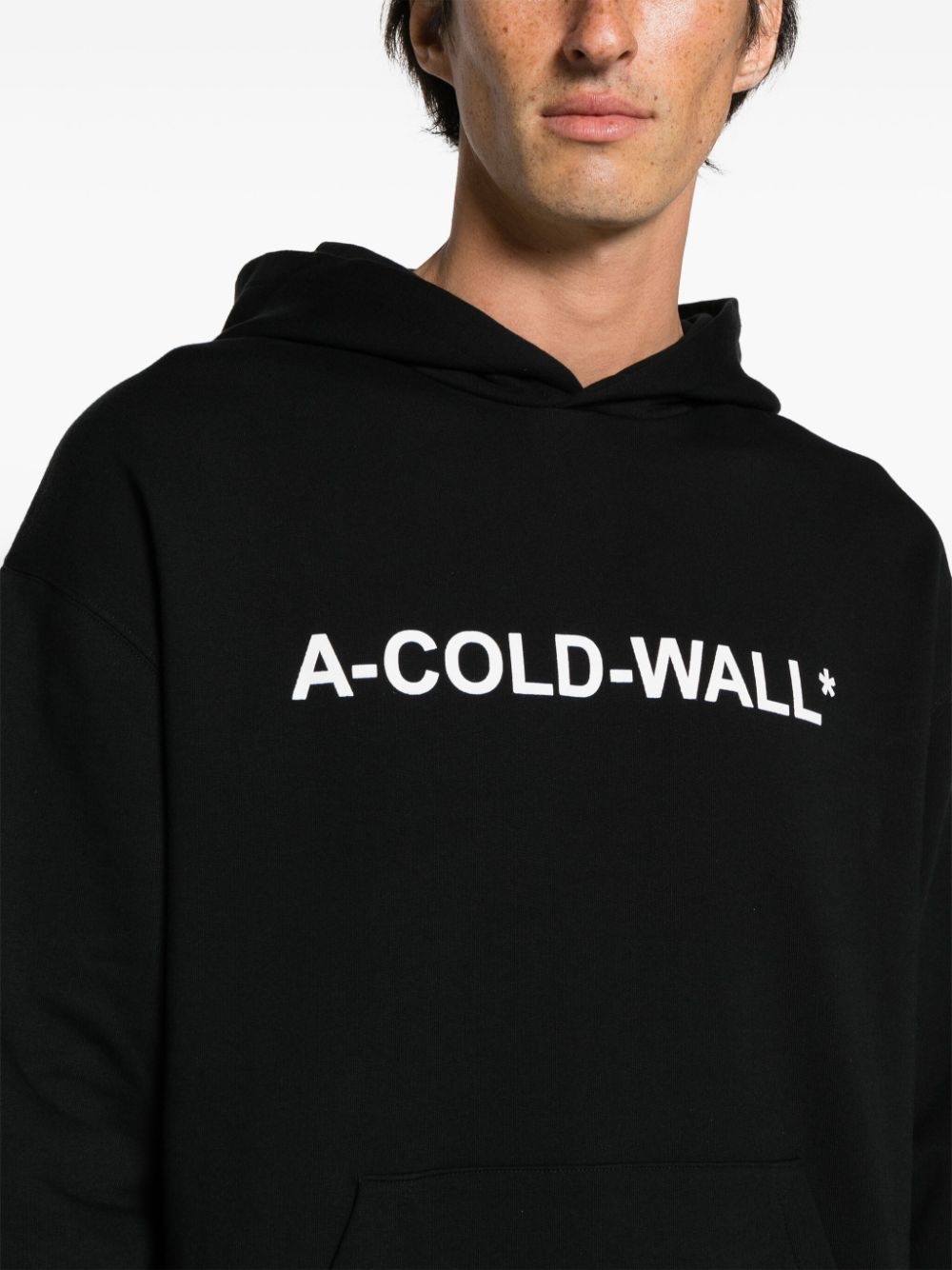 Essentials logo-print hoodie - 5