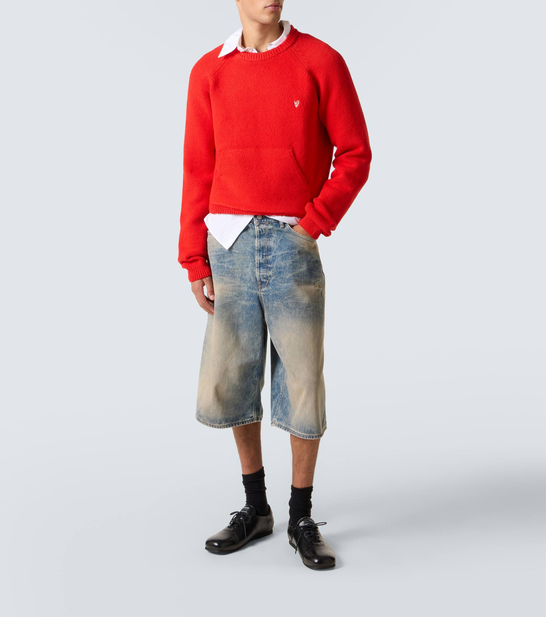 Cotton-blend sweater - 2