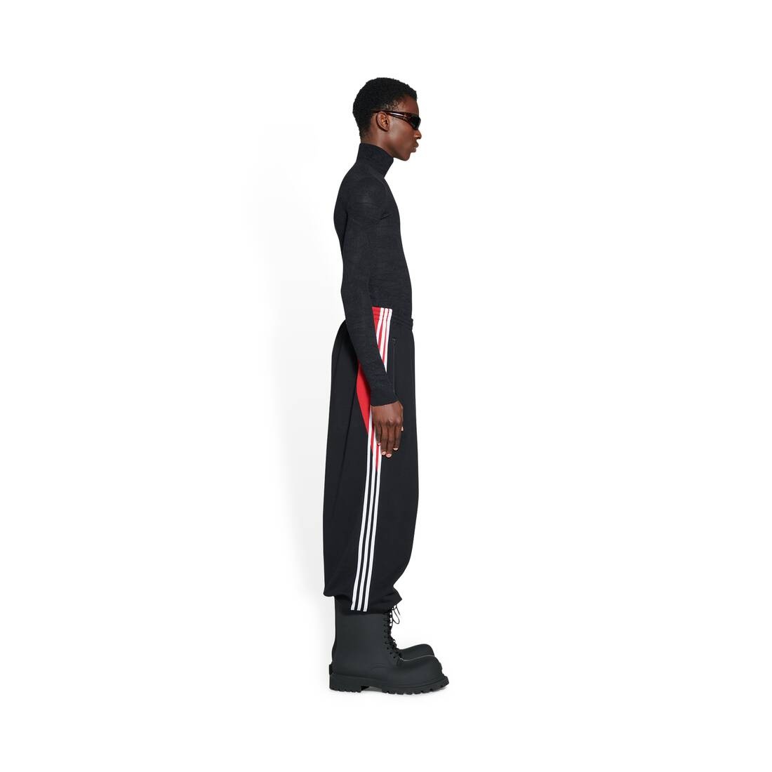 Men's Balenciaga / Adidas Baggy Sweatpants in Black - 3