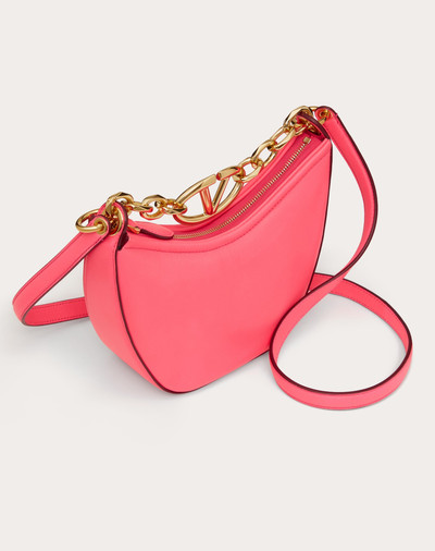 Valentino VLOGO MOON MINI HOBO BAG IN NAPPA LEATHER WITH CHAIN outlook