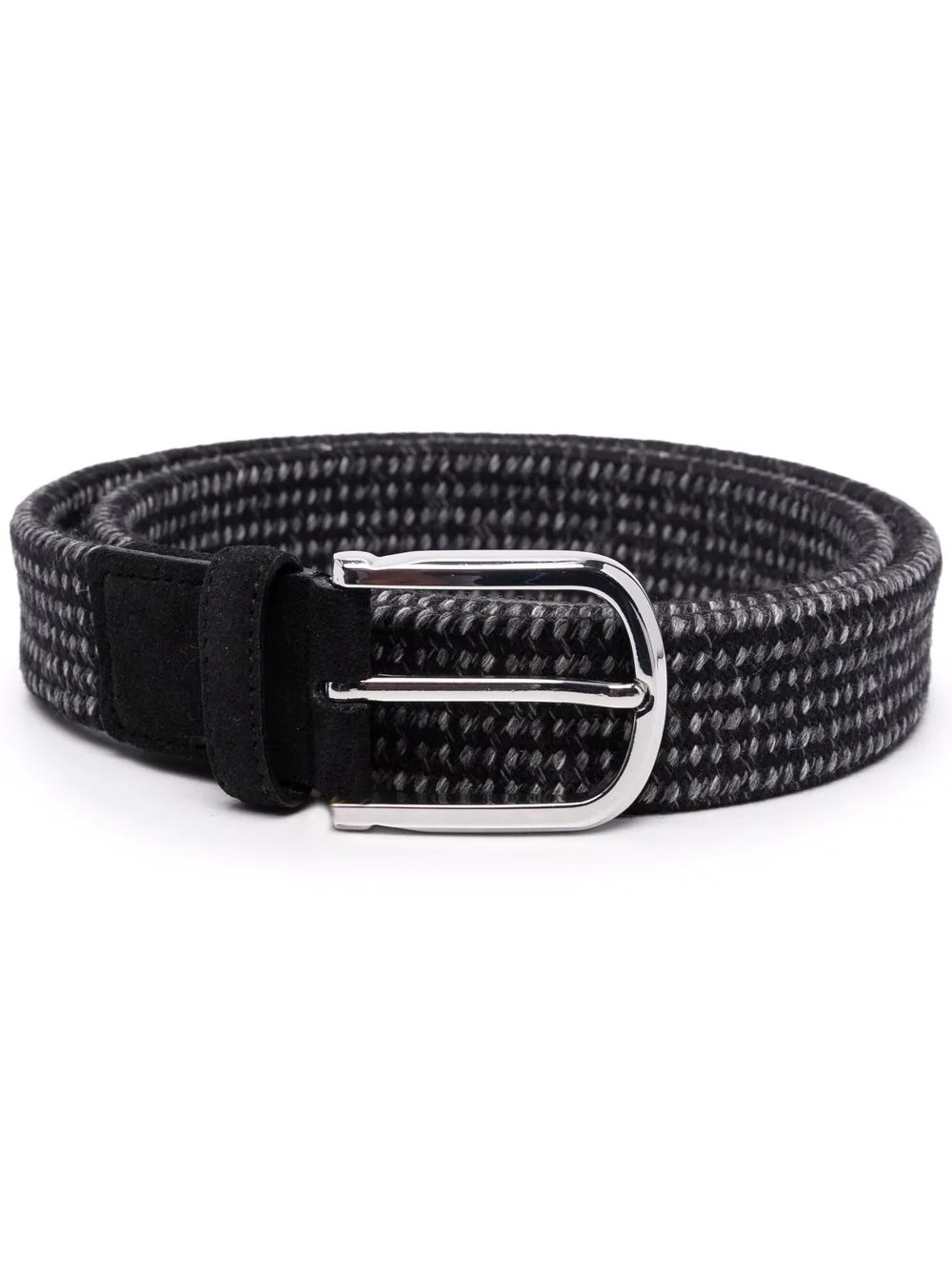 knitted buckle belt - 1