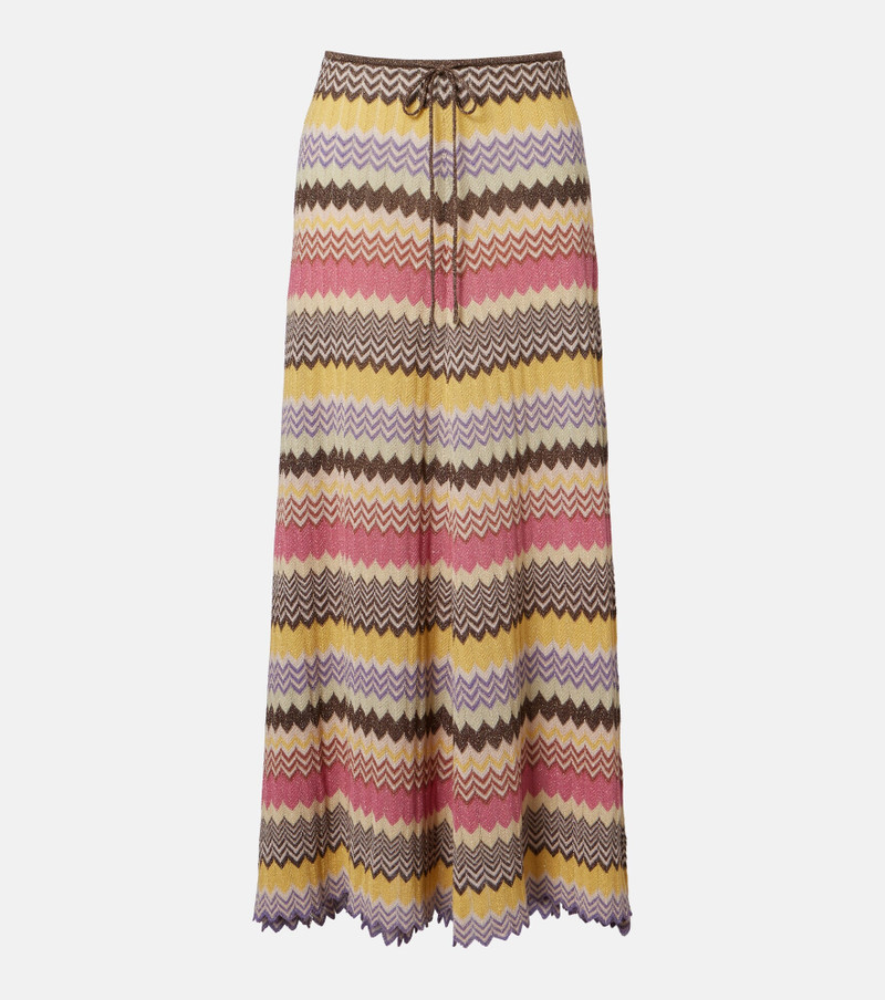 Lamé maxi skirt 1