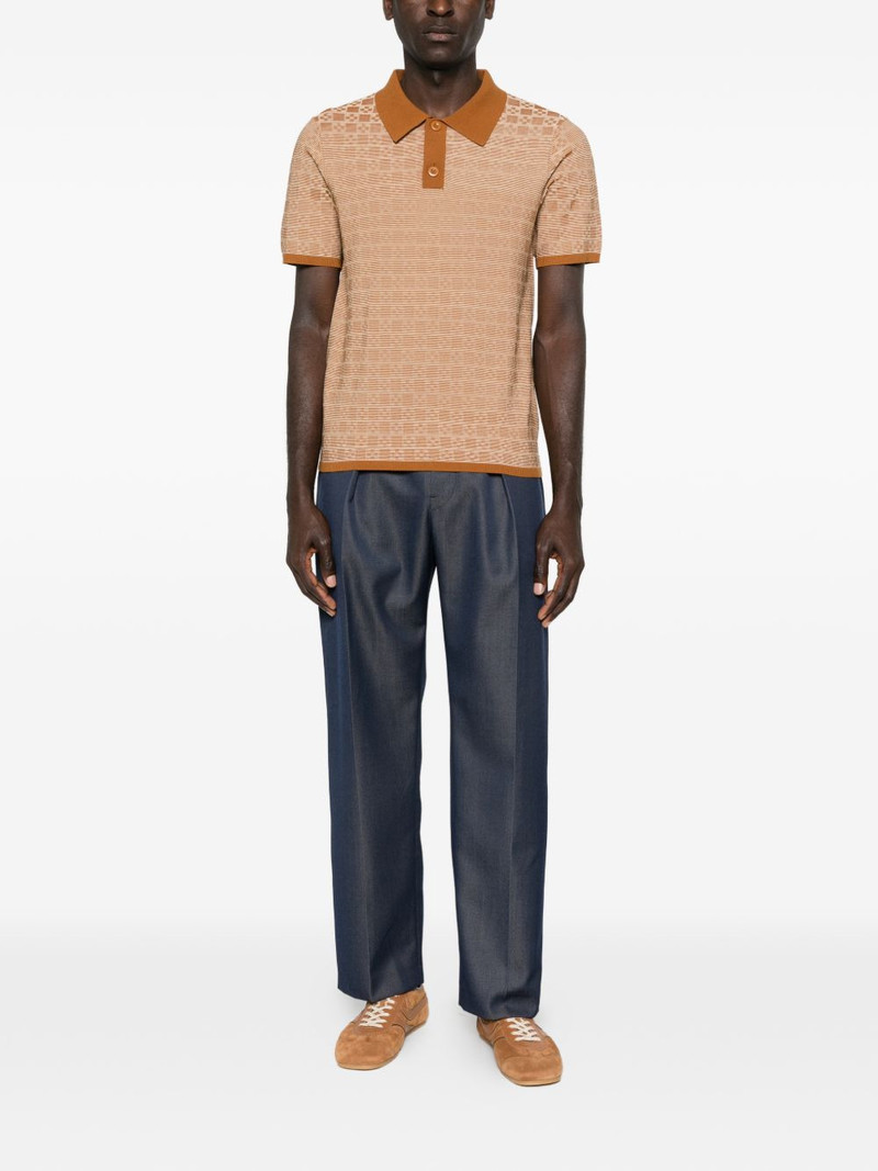 Sandro patterned polo shirt outlook