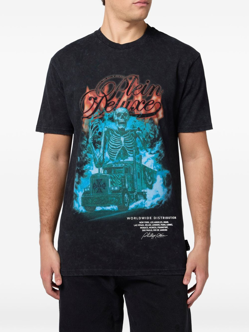 round-neck graphic T-shirt 3