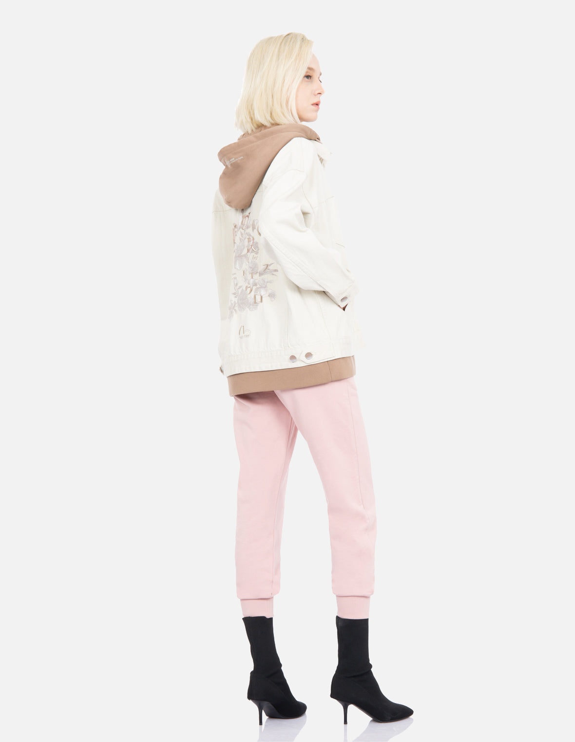 Kamon and Logo Print Sweatpants - 4
