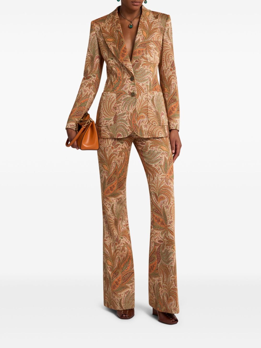jacquard blazer - 2