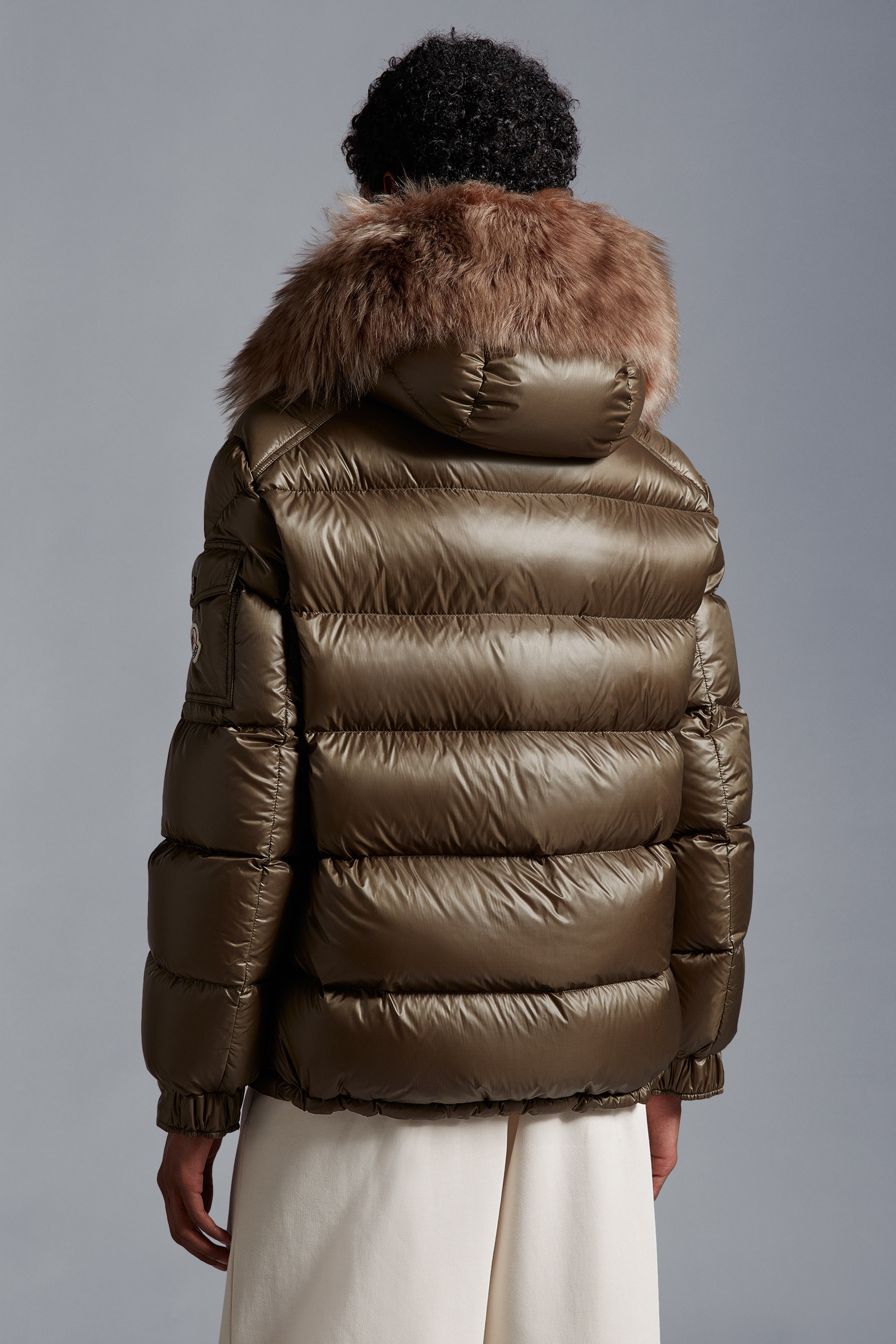 Moncler Mairefur Short Down Jacket | REVERSIBLE
