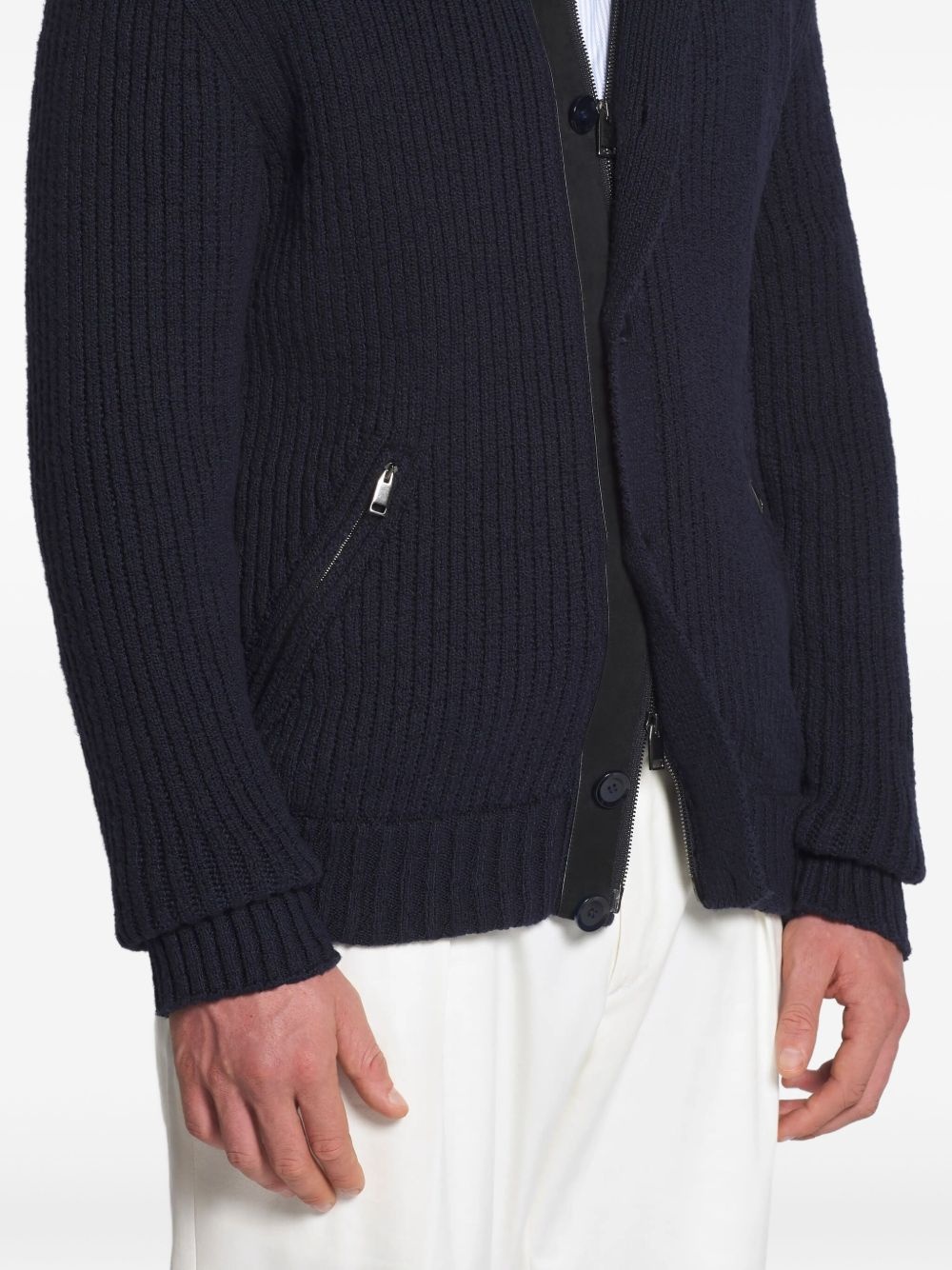 chunky-knit cardigan - 5