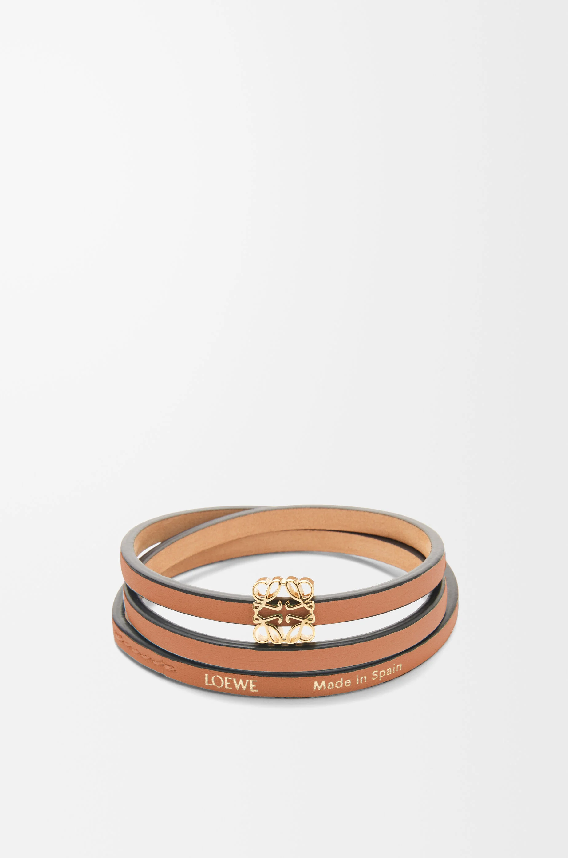Twist bangle in calfskin - 1
