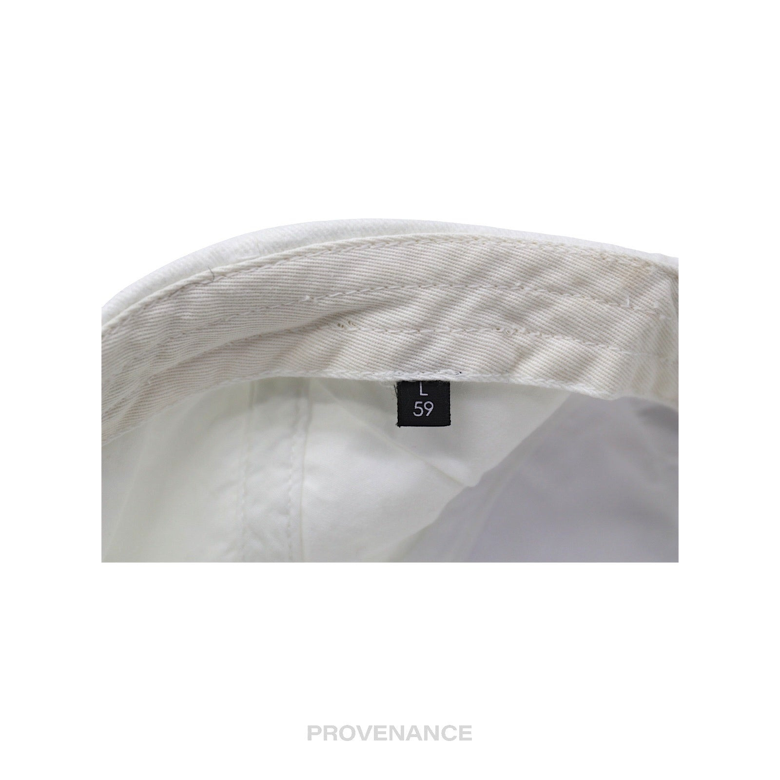 Balenciaga Embroidered Logo Cap Hat - White - 10
