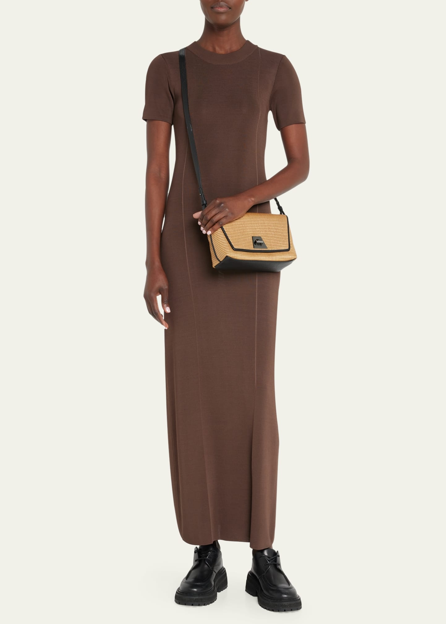 Anouk Small Day Raffia Shoulder Bag - 5