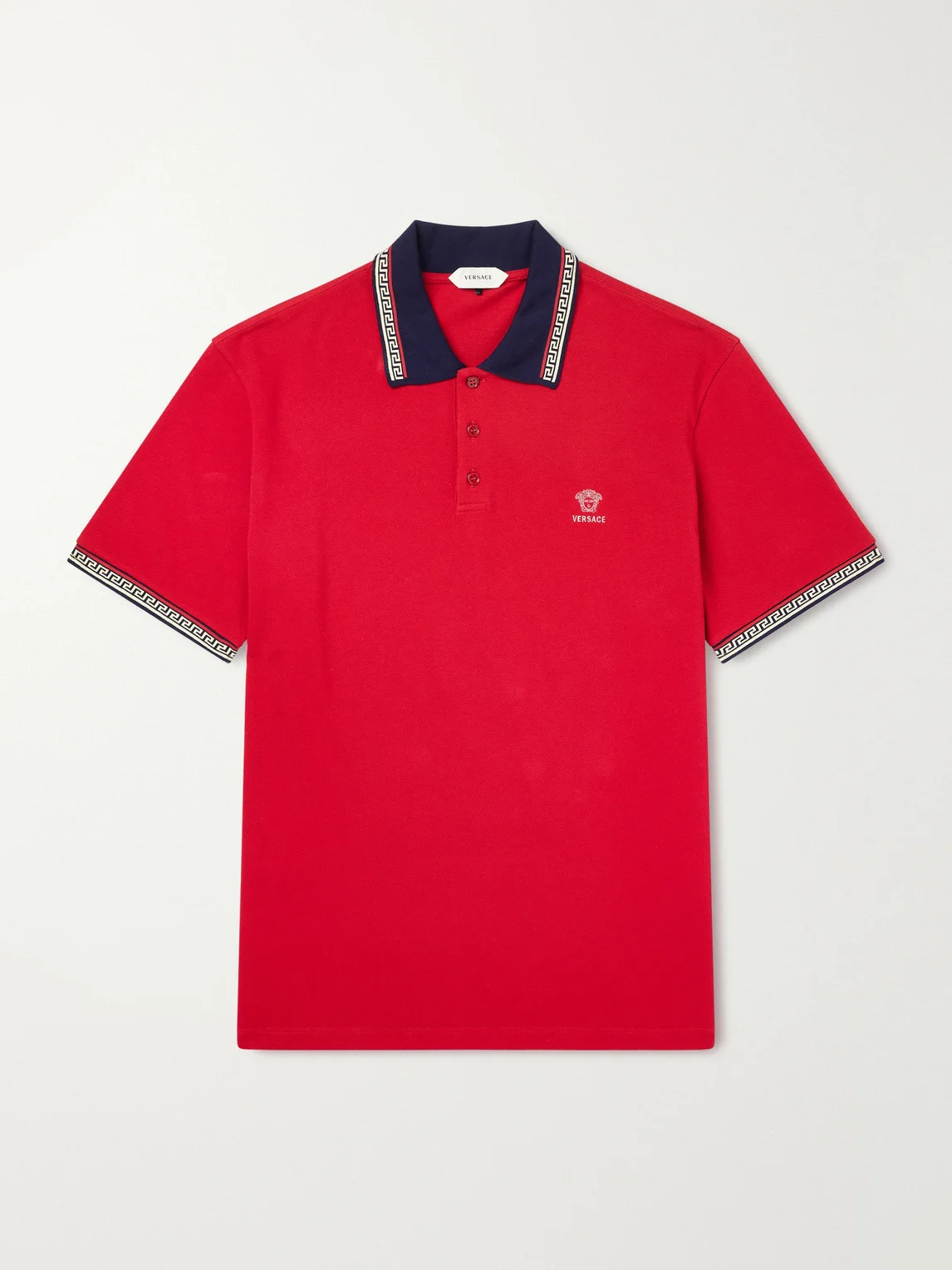 Logo-Embroidered Cotton-Piqué Polo Shirt - 1