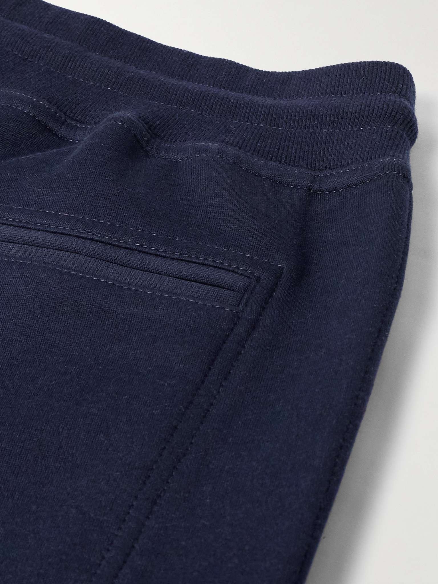 Tapered Cotton-Blend Jersey Sweatpants - 4