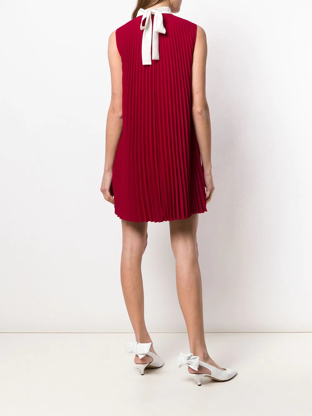 pleated shift dress - 4