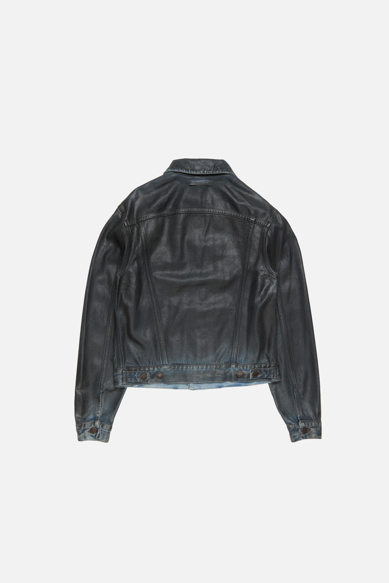 Coated denim jacket - Black 7
