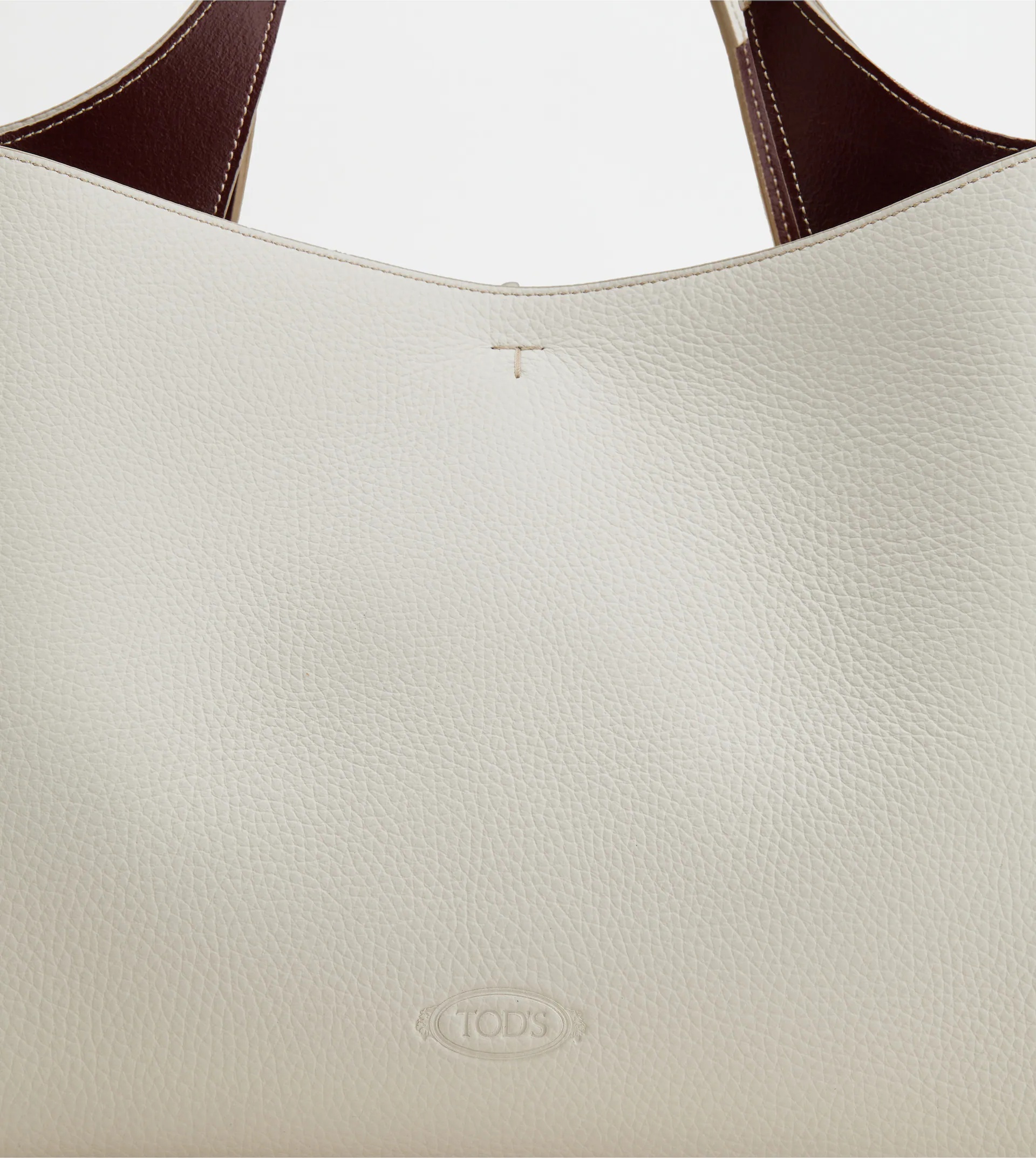 TOD'S BAG IN LEATHER MEDIUM - WHITE - 4