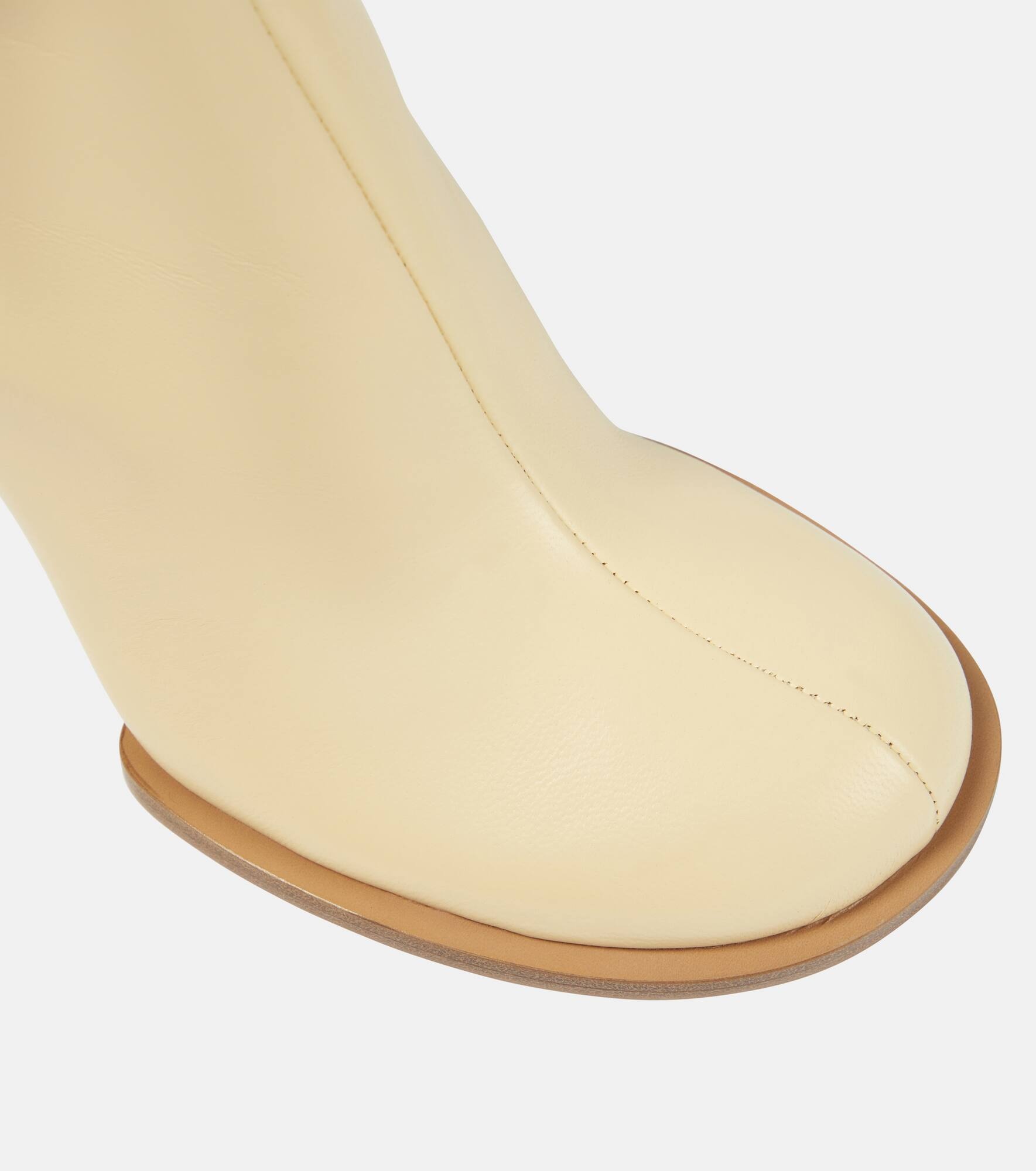 Les Bottines Rond Carré leather ankle boots - 6