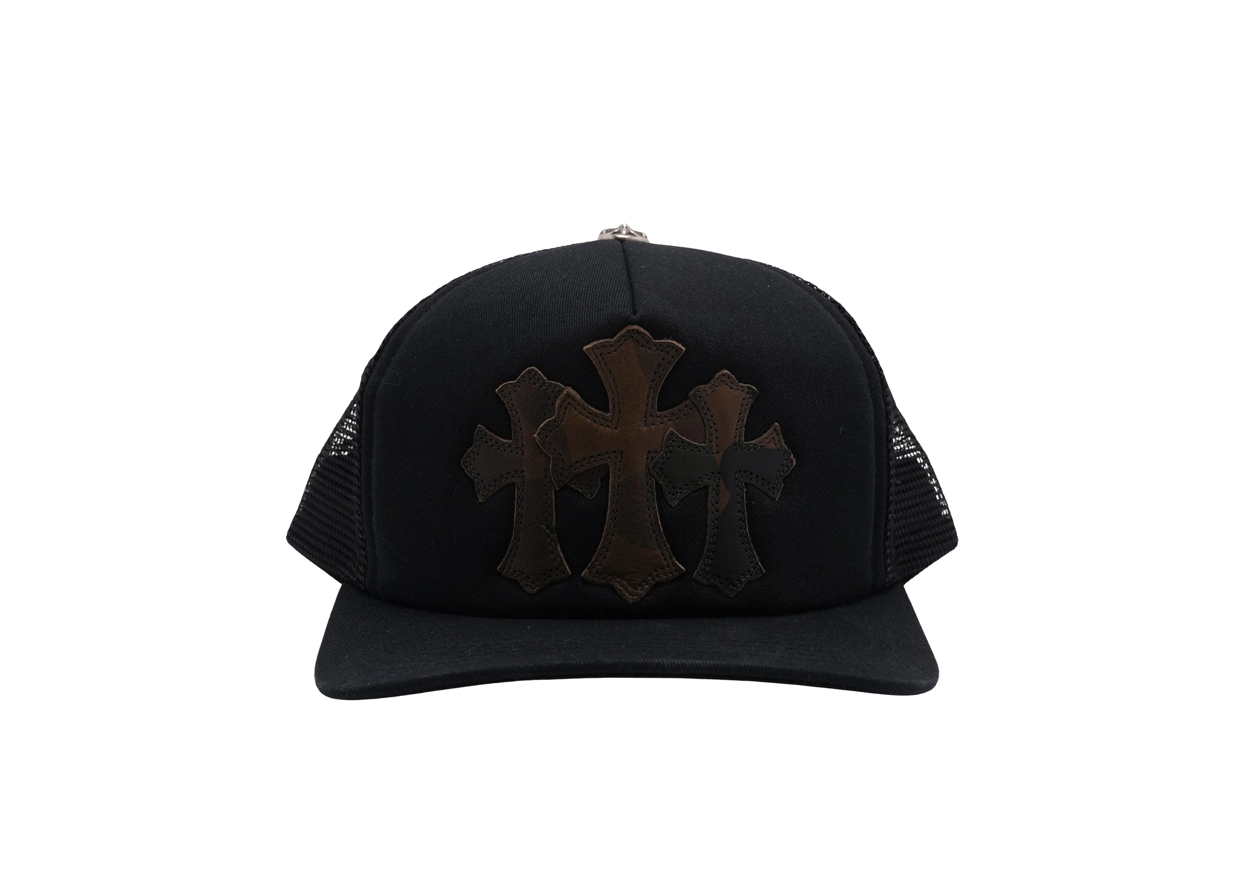 Chrome Hearts 'Camo Cemetery Cross Patch' Trucker (Black) - 1