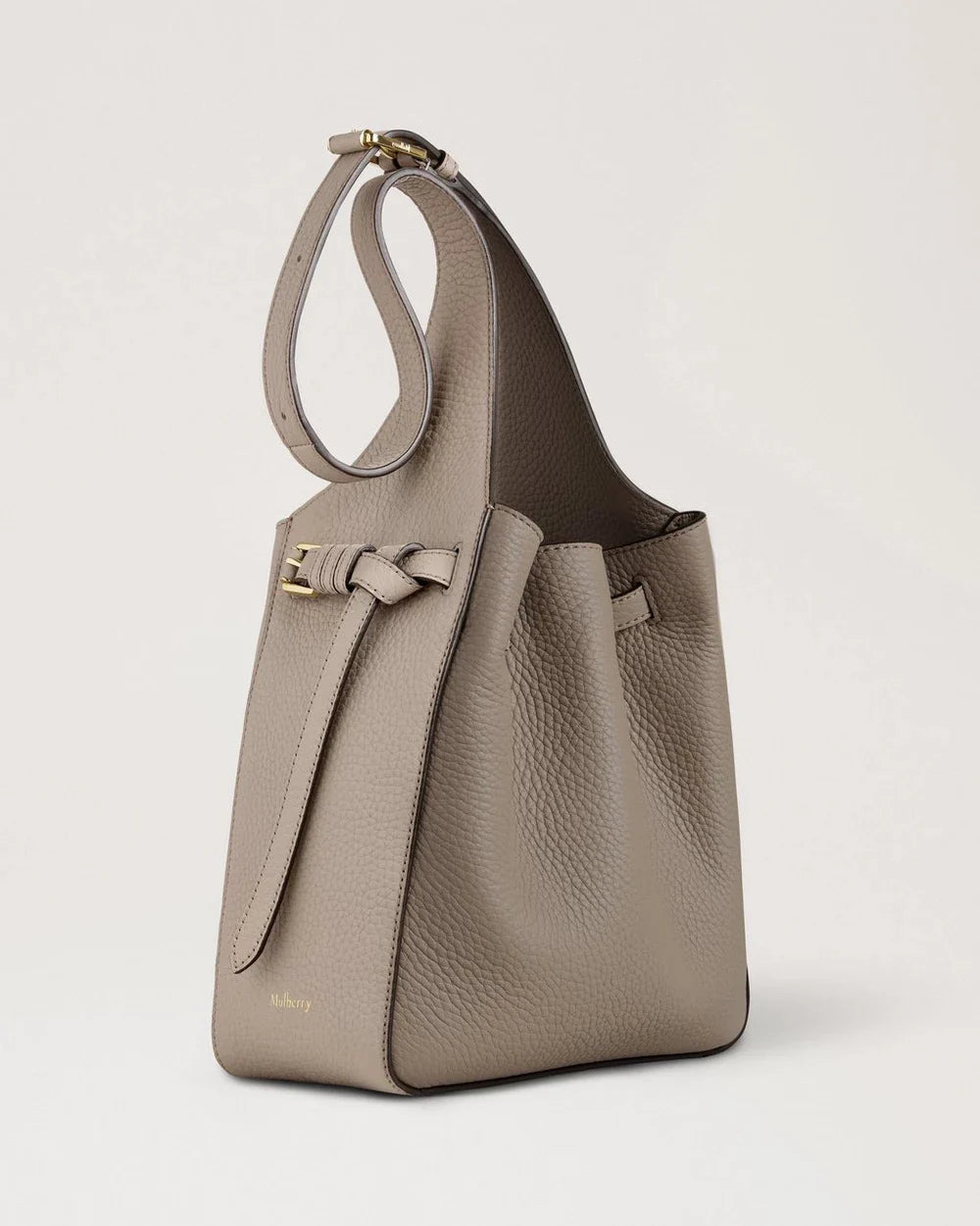 Small Lyra Bucket Cashmere Taupe Heavy Grain - 4