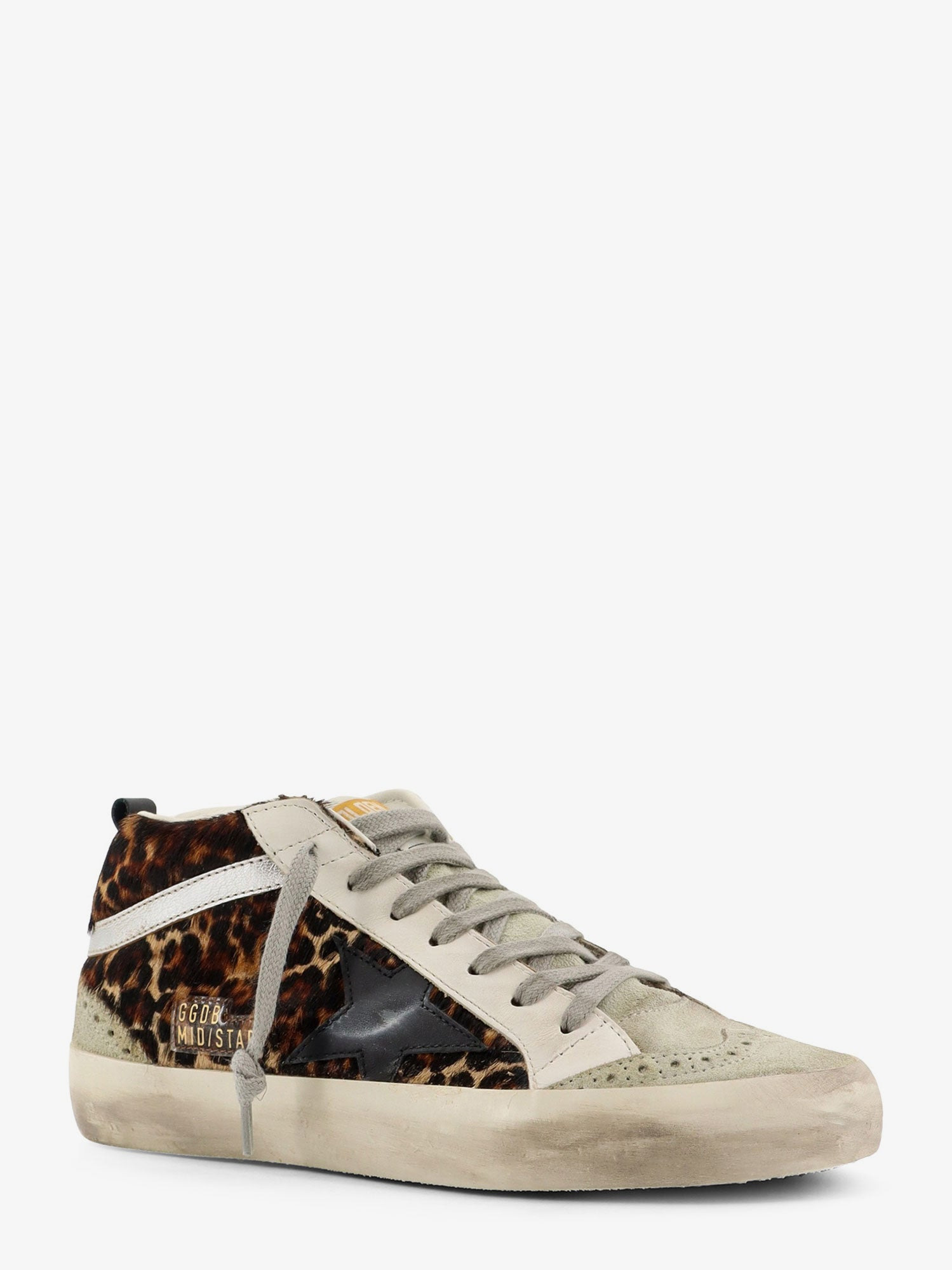 Mid Star Classic High-Top Ponyskin Sneakers - 2