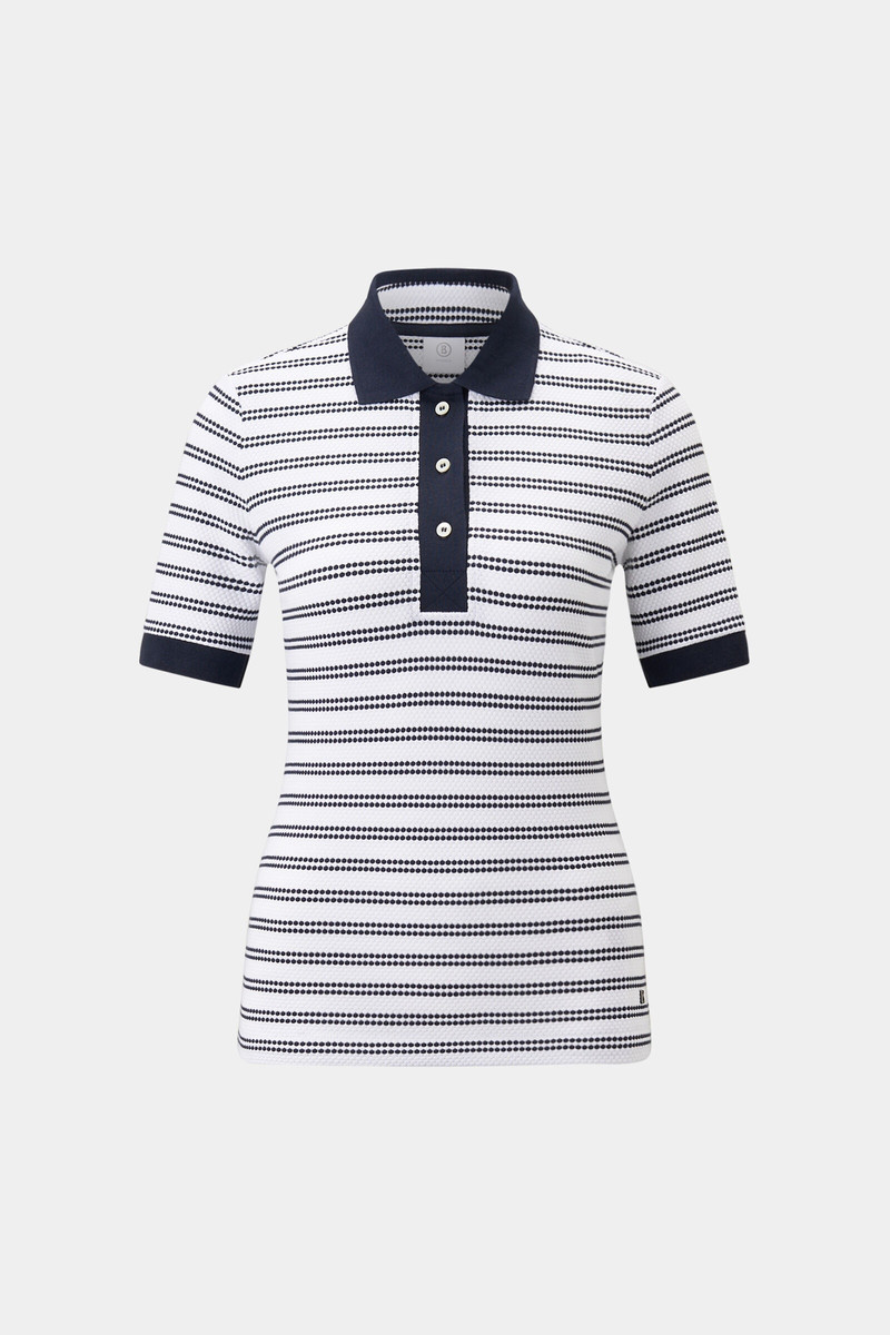Wendy Polo shirt in Navy blue/White 1